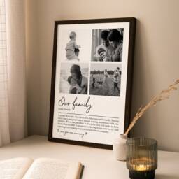 Photo Gifts Family Print, Personalised, Framed, Fathers Day Gift, For Daddy, Him, Couples, Anniversary #234 - thumbnail 3