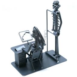 Radiologist Graduation Gift Nuts & Bolts Sculpture, Radiology Appreciation For Women, National Week, Rad Technologist Gift - thumbnail 3
