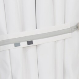 White Grey Bedroom Living Room Curtains - Modern Minimalist Long Tab Top Drapes Scandinavian Striped Curtain Panels. Custom Sizes - thumbnail 2