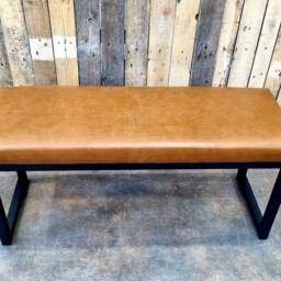 Genuine Leather Bench With A Genuine Upholstery Colour Of Your Choice - B - Fpb - thumbnail 4