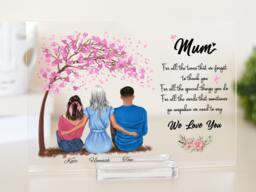 Personalized Mother's Day Plaque Acrylic Family Poem Gift - thumbnail 1