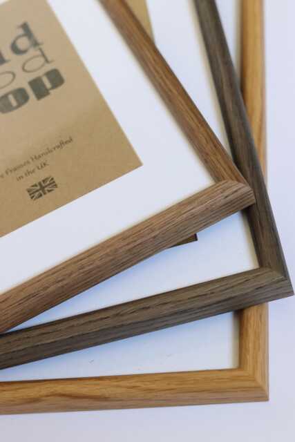 Wood Picture Frame, Luxury Oak Veneer Frames, A3 A2 A4 Sizes, Poster Wall Decor, Handmade Various Sizes, Solidwoodshop - image 1