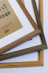 Wood Picture Frame, Luxury Oak Veneer Frames, A3 A2 A4 Sizes, Poster Wall Decor, Handmade Various Sizes, Solidwoodshop - thumbnail 1
