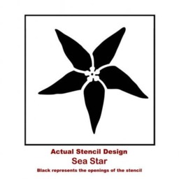 Sea Star Nautical Wall Art Stencil - Reusable Stencils Diy Home D??cor Easy - thumbnail 4