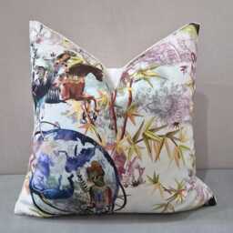 Christian Lacroix For Designers Guild Reveries Tomette Fabric Cushion Cover 50x50 cm - thumbnail 4