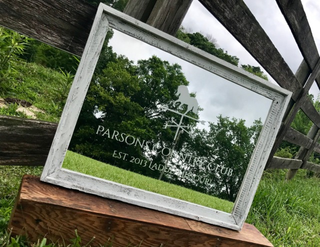 Personalized Mirror, Large Custom Engraved Etched 16x20 Mirror - image 1