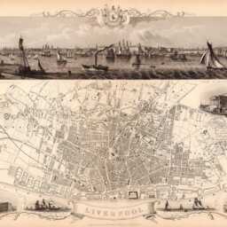 Old Map Of Liverpool - Illustrated City Plan British Cartography Art Print - thumbnail 2