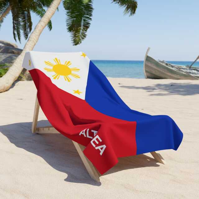 Philippines Beach Towel, Philippines Flag Towel, Of Philippines, Beach Tovel, Country Gift - image 1