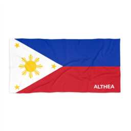 Philippines Beach Towel, Philippines Flag Towel, Of Philippines, Beach Tovel, Country Gift - thumbnail 2