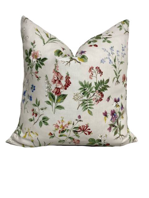 Schumacher Floreana Berry Cushion Cover Pillow Double Sided - image 1