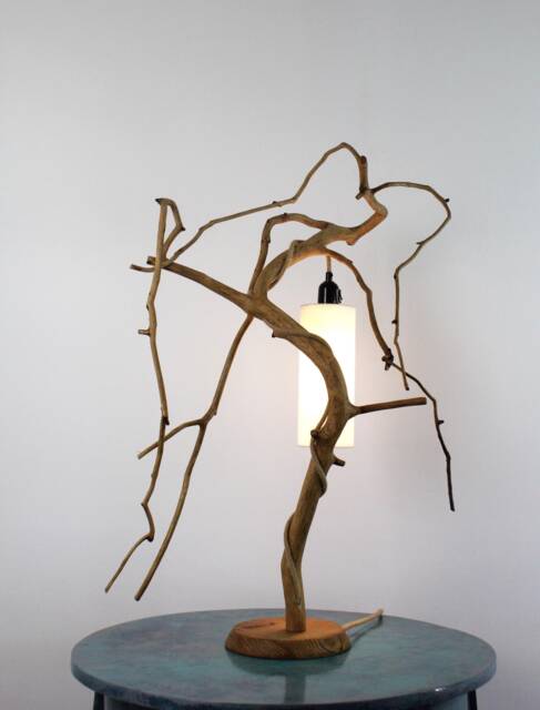 Table Lamp -S06-, Jewelry Tree, Oak Branch Lamp, Night Gift For Her, Eco, Nature Design - image 1