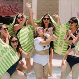 Personalized Beach Towel, Bachelorette Party Favors, Custom Turkish Bridesmaid Proposal Gift, Girls Trip Vacation Towels - thumbnail 4