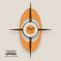 Mid Century Gambit Starburst Clock 27 - thumbnail 1