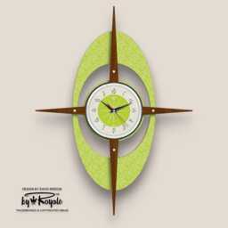 Mid Century Gambit Starburst Clock 27 - thumbnail 4