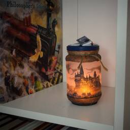Wizardry School Candle Holder - Halloween Candles Decor Decorations Fantasy - thumbnail 2