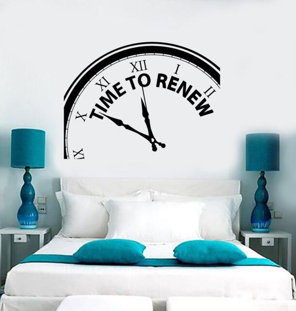 Wall Vinyl Decal Quotes Time To Renew Amazing Motivation Words Decor 1313Dz - image 1