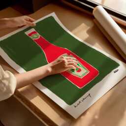 Ketchup Wall Art/Green Print Kitchen Housewarming Gift Sauce Quirky - thumbnail 3