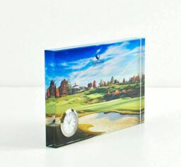 Custom Photo Glass Frame With Clock ~ Personalized Picture Keepsake Display Family Memory Home Decor Gift For Birthday Or Office