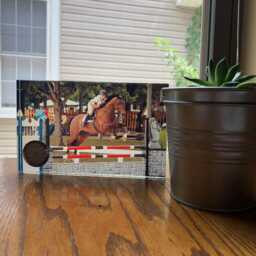 Custom Photo Glass Frame With Clock ~ Personalized Picture Keepsake Display Family Memory Home Decor Gift For Birthday Or Office - thumbnail 4
