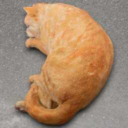 Stone Sleeping Cat Sculpture Relaxed Kitten Statue Cute Kitty Figurine Concrete Pet Ornament Outdoor Memorial Decor Lover Gift - thumbnail 4