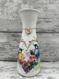 Mum Vase, Mam, Grandma, Nan, Nannies, Gift, Flowers, Mother's Day Gifts - Clear Varnish Finish - thumbnail 1