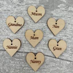 Mum Vase, Mam, Grandma, Nan, Nannies, Gift, Flowers, Mother's Day Gifts - Clear Varnish Finish - thumbnail 2