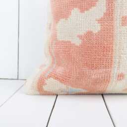 16x16 Turkish Kilim Pillow Cover, Vintage Bohemian Cushion - thumbnail 2