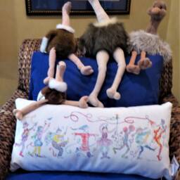 The Sillybillies Throw Pillow Cover - thumbnail 3