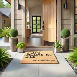 I Can't Believe You Came Doormat, The Office, Funny Welcome Mat, Sarcastic Entry Rug, Front Door Humor, Housewarming Gift, Gift For Friends - thumbnail 1
