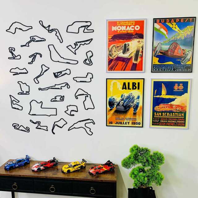 Assetto Corsa Competizione Circuit Collection - Acc Wall Art For Sim Racing & Gaming Setups - image 1