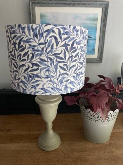 William Morris Willow Bough Blue Luxury Lamp Shade. Bespoke. Handmade Table Or Pendant Shades in 20cm, 30cm 40cm - image 1