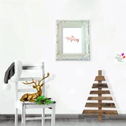 Christmas Printable Wall Art in Rose Gold Value Pack/ Digital Print, Instant Download - thumbnail 4