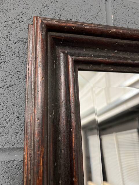 Handmade Wall Mirror Handcrafted Mirror Sevilla Brown Contemporary Design Heavy Ageing Antiqued - image 1