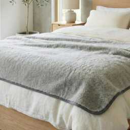 Luxury, Super Soft & Warm Merino Wool Grey Duvet - thumbnail 2