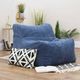 Jumbo Corduroy Bean Bag Chair Adult & Kids Sizes, Beans Included