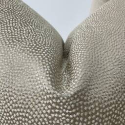 Decorative Pillow Cover, Beige Luxury Cushion Throw Blean Champagne Ashley Wilde Fabric, Double Sided - Made in UK - thumbnail 3