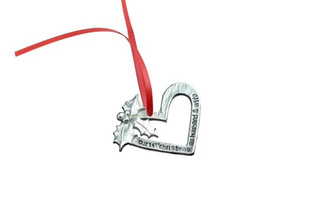 14 Year Anniversary Christmas Ornament - Our 14Th As Husband & Wife Keepsake Tree Decoration - image 1