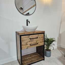 Vanity Unit With Drawers Handmade Storage - thumbnail 2