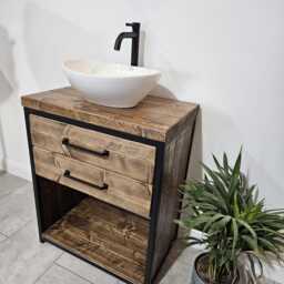 Vanity Unit With Drawers Handmade Storage - thumbnail 4