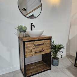 Vanity Unit With Drawers Handmade Storage - thumbnail 3