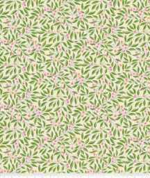 Pink Liberty London Fitted Crib Sheet Vintage Petite Willow Floral - thumbnail 2