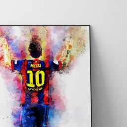 Lionel Messi Poster - Football Wall Art Print A4 A3 UK Ref #105 - thumbnail 2