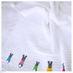 Crochet Baby Gift Set, Bunny Blanket, Afghan Crochet, Knit Clothes, Knitwear, Newborn Sweater Sets, Booties - thumbnail 4