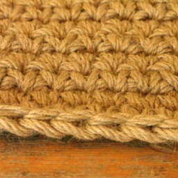 Crochet Jute Door Rug/Jute Rope Indoor Outdoor Mat Chunky 100% Natural Materials Custom Sizes - thumbnail 2