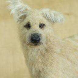 Made To Order Needle Felted Dog Custom Needle Felted Animal Sculpture - thumbnail 4