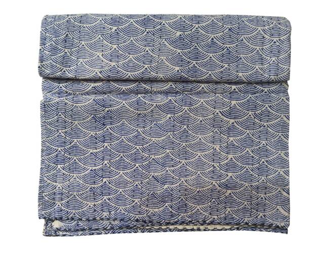 New Indian Kantha Quilt, Bed Cover, Sofa Cover, Bedding, Blanket, Home Living, Handmade By Kanthantapestry in Jaipur Art - image 1
