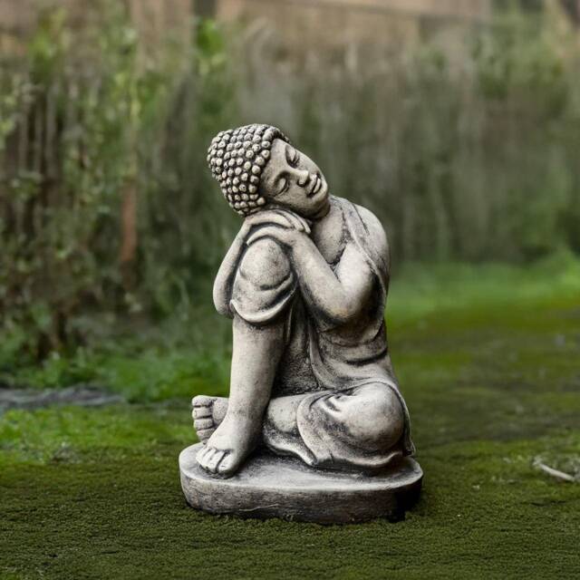 Unique Buddha Statue Sleeping Figurine Outdoor Sitting Buddha Sculpture Japanese Ornament Chinese Decoration Lover Gift Yoga Art - image 1