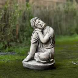 Unique Buddha Statue Sleeping Figurine Outdoor Sitting Buddha Sculpture Japanese Ornament Chinese Decoration Lover Gift Yoga Art - thumbnail 3