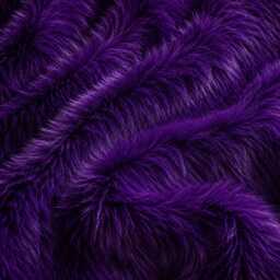 Purple Faux Fur Throw - Luxury Minky Blanket Bedspread I Custom Made in Usa - thumbnail 3