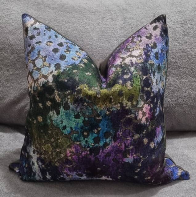 Designers Guild Palasini Cobalt Fabric Cushion Cover 45x45 cm - image 1